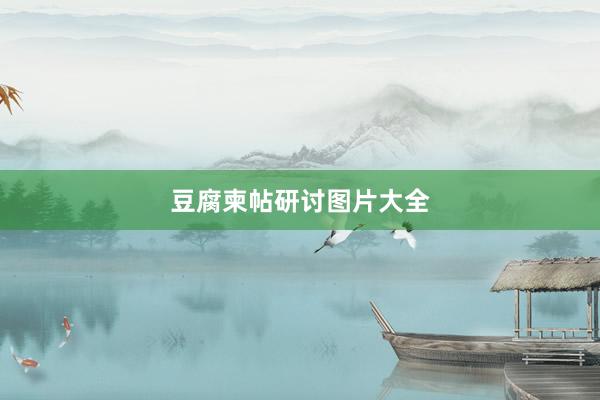 豆腐柬帖研讨图片大全